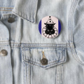 Nilpferd in einem Party Button (Beispiel)