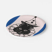 Nilpferd in einem Party Pappteller (Schrägansicht)