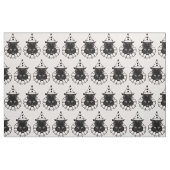 Nilpferd in einem Party Stoff (Fat Quarter (45,7 x 55,9 cm))