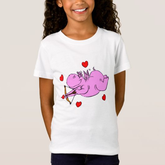 Nilpferd-Liebe T-Shirt (Vorderseite)