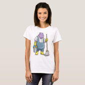 Nilpferd Ostern Reinigung T-Shirt (Vorne ganz)