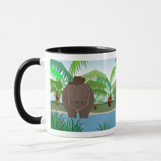 Nilpferd Tasse (Links)