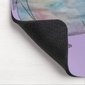 Nilpferd Wasserfarbe Mousepad (Ecke)
