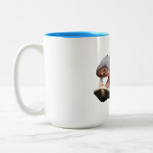 Nilpferd Zweifarbiges Tasse (Links)