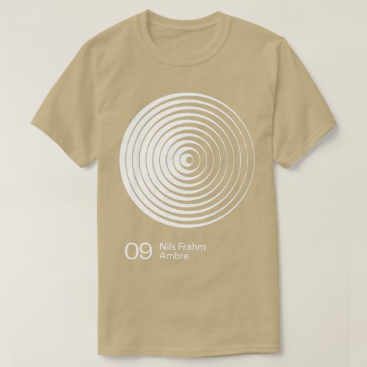 Nils Frahm Ambre  T-Shirt (Design vorne)