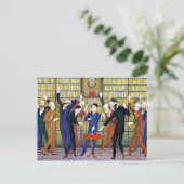Nils von Dardel - Das Ei des Columbus Postkarte (Stehend Vorderseite)