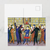Nils von Dardel - Das Ei des Columbus Postkarte (Vorne/Hinten)