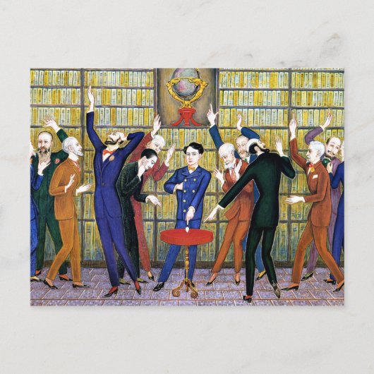 Nils von Dardel - Das Ei des Columbus Postkarte (Vorderseite)
