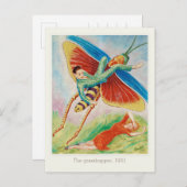 Nils von Dardel Grasshopper Gräshoppan 1931 Postkarte (Vorne/Hinten)