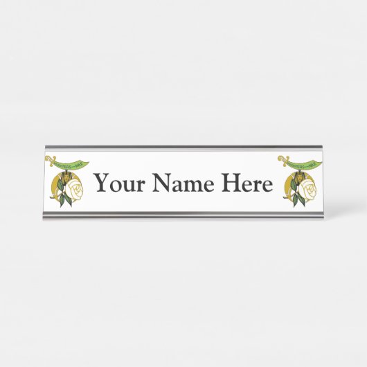 Niltochter Schreibtischnamensplakette (Vorderseite )