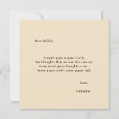 Nim Journals individuell anpassbare Comfort Series (Rückseite)