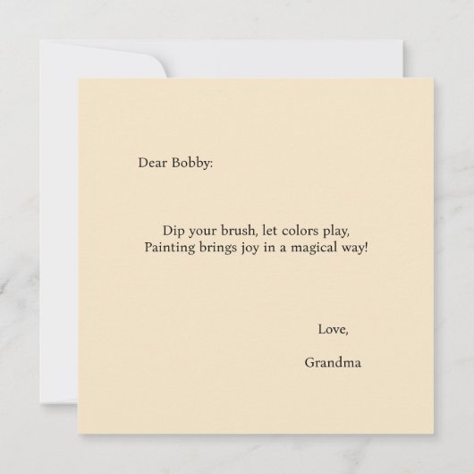 Nim Paints - individuell anpassbare Comfort-Serien (Rückseite)