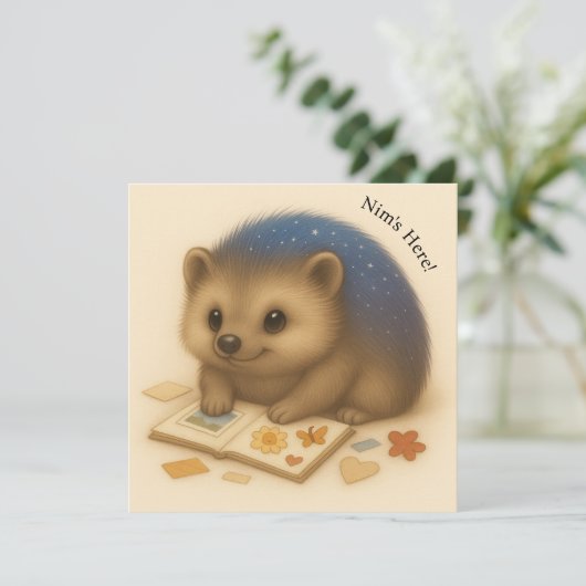 Nim Scrapbooks Anpassbare Comfort-Serienkarte (Stehend Vorderseite)