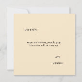 Nim Scrapbooks Anpassbare Comfort-Serienkarte (Rückseite)