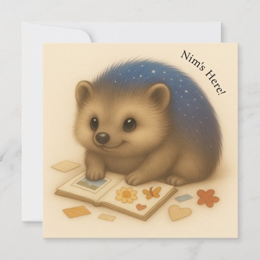 Nim Scrapbooks Anpassbare Comfort-Serienkarte (Vorderseite)