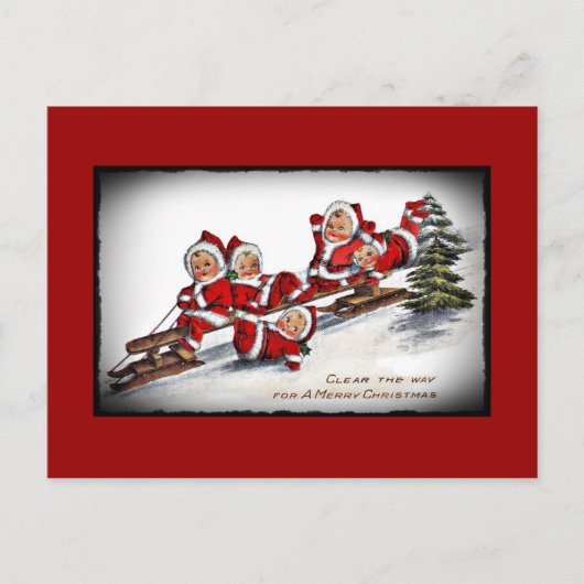 Nimblie Nicks Reiten Postkarte (Vorderseite)