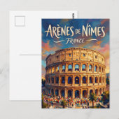 Nîmes Arena Frankreich Postkarte (Vorne/Hinten)