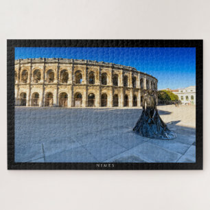 NIMES - Arènes de Nimes et statue Puzzle