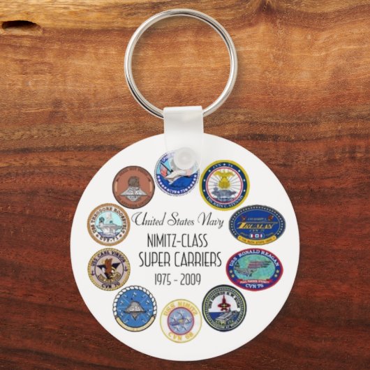 NIMITZ CLASS AIRCRAFT CARRIER SCHLÜSSELANHÄNGER (Vorderseite)