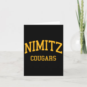 Nimitz High School Houston Tx Retro Sports Karte