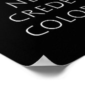 Nimium ne crede colori poster (Ecke)