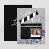Nimm 2 Save the Date Glitter und Stern (Vorne/Hinten)