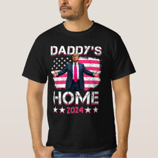Nimm Amerika zurück Daddys Zuhause Trump Pink T-Shirt