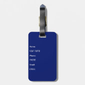 Nimm bitte meine Tasche nicht mit! Gepäckmarke! Gepäckanhänger (Rückseite vertikal)