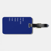 Nimm bitte meine Tasche nicht mit! Gepäckmarke! Gepäckanhänger (Rückseite horizontal)
