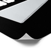 Nimm das hier runter, ich Wollte Klingen Poster (Ecke)