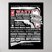 Nimm das hier runter, ich Wollte Klingen Poster (Vorne)