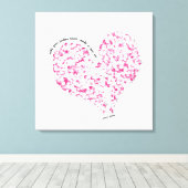 Nimm dein gebrochenes Herz, mach es in Kunst Leinwanddruck (Insitu (Holzboden))