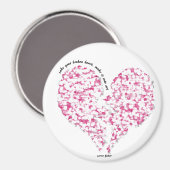 Nimm dein gebrochenes Herz, mach es in Kunst Magnet (Vorderseite/Rückseite)