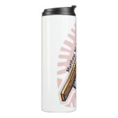 Nimm dein Kreuz Jesus Thermosbecher (Nach links gedreht)