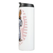 Nimm dein Kreuz Jesus Thermosbecher (Nach rechts gedreht)