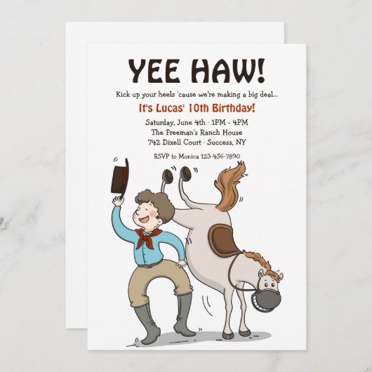 Nimm deine Heelse auf Einladung (Vorne/Hinten)