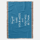 Nimm deine Med und du wirst ruhig sein Decke (Vorderseite Vertikal)