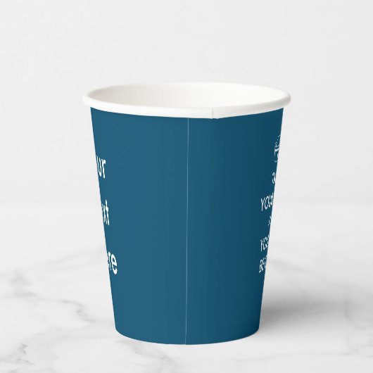 Nimm deine Med und du wirst ruhig sein Pappbecher (Rechts)