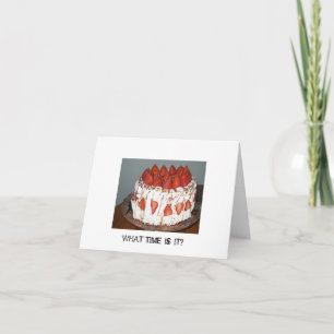 Nimm deinen Kuchen und iss ihn auch! Karte