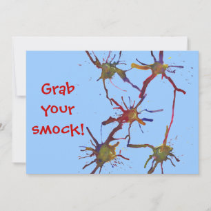 Nimm deinen Smock! Einladungen zum Geburtstag