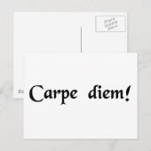 Nimm den Tag! Postkarte (Vorne/Hinten)