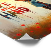 Nimm die Hand Poster (Ecke)