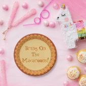 Nimm die Macaroons an! Melaminplatte Pappteller (Party)