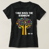 Nimm die Regenbogengenese zurück 913 Gottes Pro T-Shirt (Design vorne)