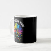 Nimm diese niedliche Liebe braucht keine Worte Blu Kaffeetasse (Vorderseite Links)