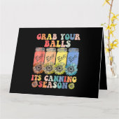 Nimm dir die Bälle der Saison, in der Hippie konse Karte (Gelbe Blume)