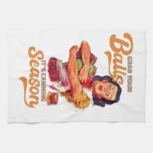 Nimm dir die Bälle, die Konservensaison, schnappe  Geschirrtuch (Horizontal)