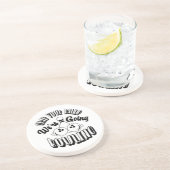 Nimm dir die Eier, wir gehen in den Bowling Getränkeuntersetzer (Seite)