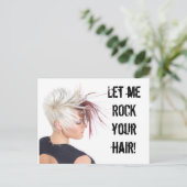 Nimm dir die Haare!!! Postkarte (Stehend Vorderseite)