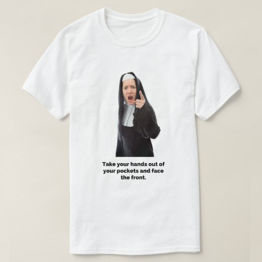 Nimm dir die Hände aus den Taschen... T-Shirt (Design vorne)